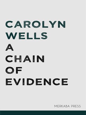 cover image of A Chain of Evidence